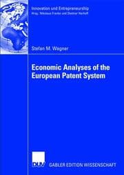 Tapa de Economic Analyses of the European Patent System
