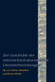 Tapa de Zur Geschichte der österreichisch-slowenischen Literaturbeziehungen