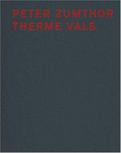 Tapa de Peter Zumthor Therme Vals