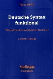 Tapa de Deutsche Syntax funktional