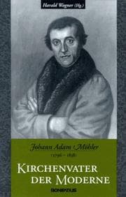 Tapa de Johann Adam Möhler (1796-1838)