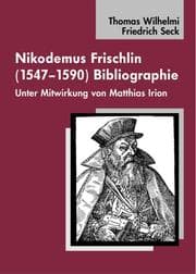 Tapa de Nikodemus Frischlin, 1557-1590