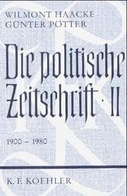 Tapa de Die politische Zeitschrift