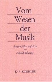 Tapa de Von Wesen der Musik
