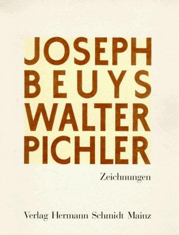 Tapa de Joseph Beuys, Walter Pichler