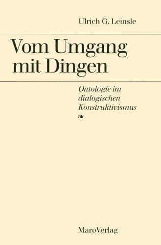 Tapa de Vom Umgang mit Dingen