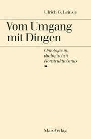 Tapa de Vom Umgang mit Dingen