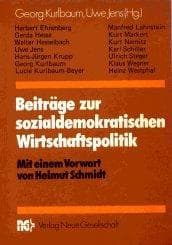 Tapa de Beiträge zur sozialdemokratischen Wirtschaftspolitik