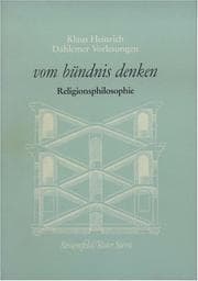 Tapa de Vom Bündnis denken