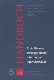 Tapa de Erzähltheorie transgenerisch, intermedial, interdisziplinär