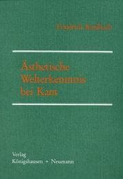 Tapa de Ästhetische Welterkenntnis bei Kant