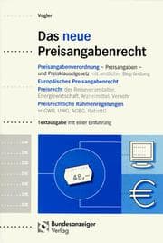 Tapa de Das Neue Preisangabenrecht
