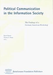 Tapa de Political Communication in the Information Society