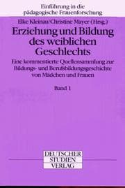 Tapa de Erziehung und Bildung des weiblichen Geschlechts