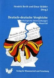 Tapa de Deutsch-deutsche Vergleiche