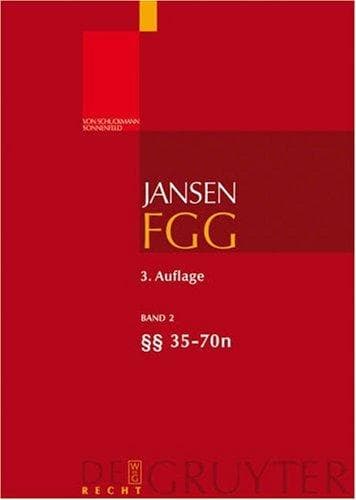 Tapa de §§ 35-70n FGG