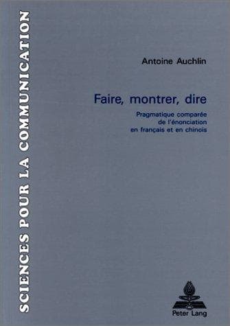 Tapa de Faire, montrer, dire