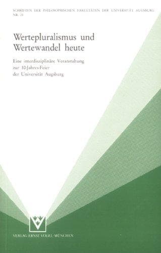 Tapa de Wertepluralismus und Wertewandel heute