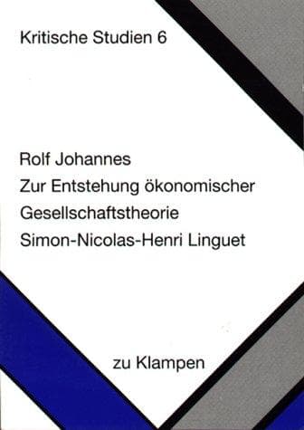Tapa de Zur Entstehung ökonomischer Gesellschaftstheorie