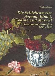 Tapa de Ein Stück von allerlei Blumenwerk, ein Stück von Früchten, zwei Stück auf Tuch mit Hecht