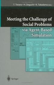 Tapa de Meeting the challenge of social problems via agent-based simulation