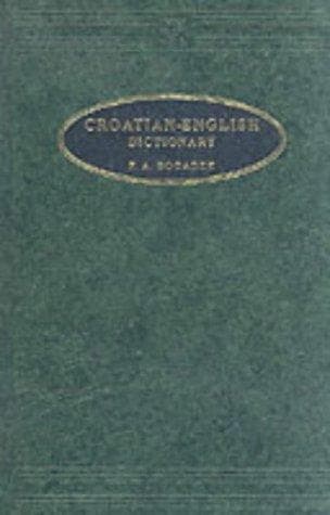Tapa de Croatian-English Dictionary
