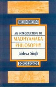 Tapa de An Introduction to Madhyamaka Philosophy