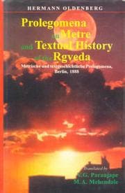 Tapa de Prolegomena on metre and textual history of the R̥gveda