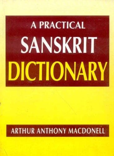 Tapa de A practical Sanskrit dictionary with transliteration, accentuation, and etymological analysis throughout