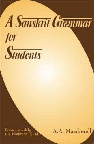 Tapa de Sanskrit Grammar for Students, New Updated Edition