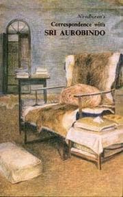 Tapa de Correspondence with Sri Aurobindo