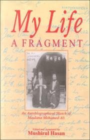 Tapa de My Life A Fragment