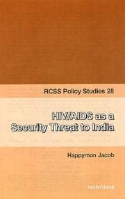 Tapa de HIV/AIDS as a security threat to India
