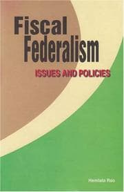 Tapa de Fiscal federalism