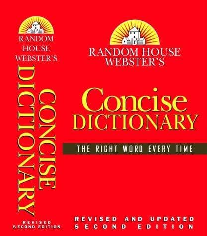 Tapa de Random House Webster's Concise Dictionary