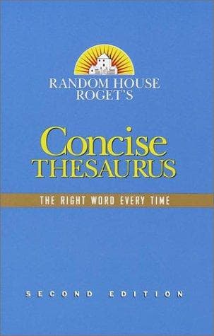 Tapa de Random House Roget's Concise Thesaurus