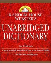 Tapa de Random House Webster's unabridged dictionary