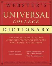 Tapa de Webster's universal college dictionary