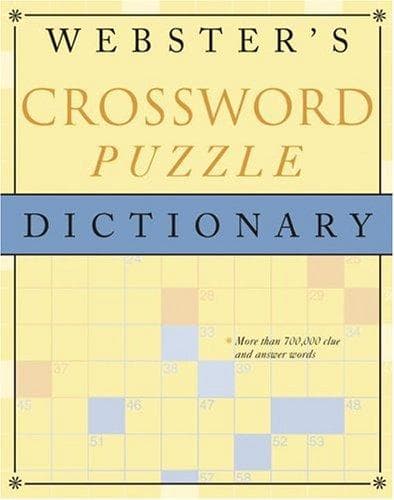 Tapa de Webster's Crossword Puzzle Dictionary