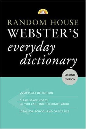Tapa de Random House Webster's everyday dictionary