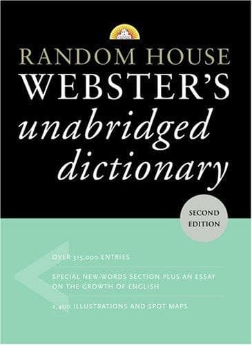 Tapa de Random House Webster's unabridged dictionary