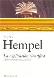 Tapa de La explicacion cientifica/ The Scientific Explanation