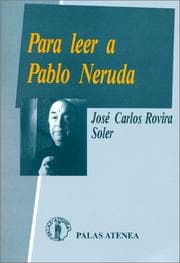 Tapa de Para leer a Pablo Neruda