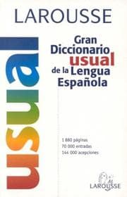 Tapa de Larousse Gran Diccionario Usual de la Lengua Española