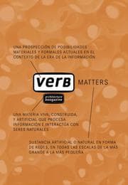 Tapa de Verb matters