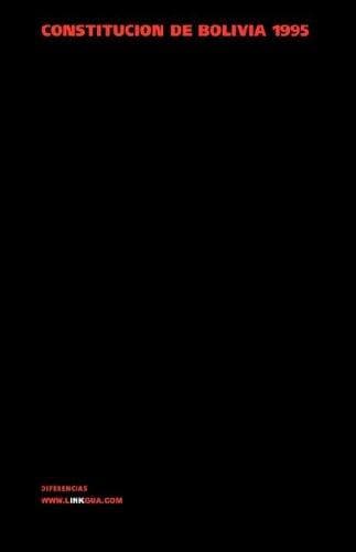 Tapa de Constitución de Bolivia