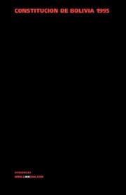 Tapa de Constitución de Bolivia