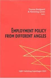 Tapa de Employment policy from different angles