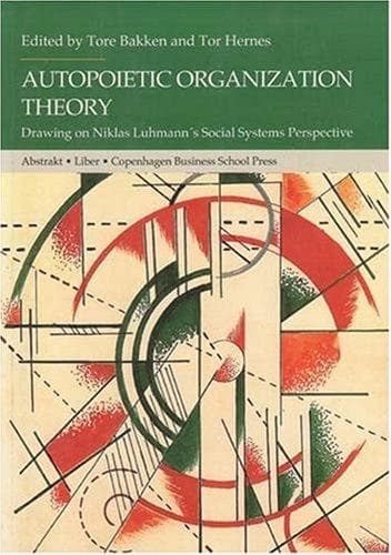 Tapa de Autopoietic Organization Theory