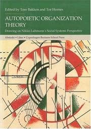 Tapa de Autopoietic Organization Theory